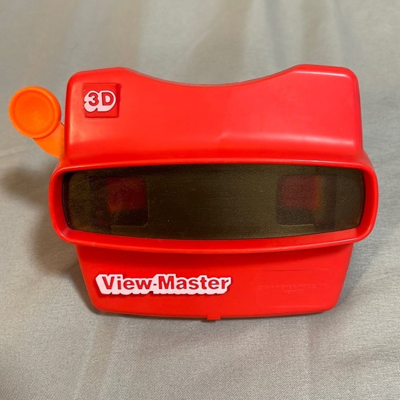 Vintage Classic 3D View Master Toy Slide Viewer in Red and Orange​ - Picture 1 of 6